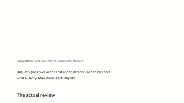 Review: Dactyl Manuform – an ergonomic, custom built mechanical keyboard