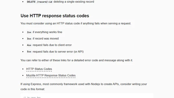 Tips for Creating Nodejs REST APIs