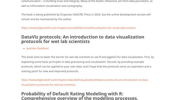 9 new books added to Big Book of R