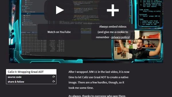 Caliz II: Wrapping Graal AOT