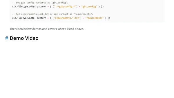 Custom File Type Syntax Highlighting with Neovim