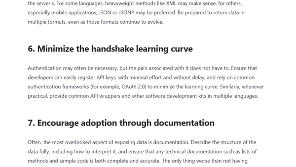 Publishing Government Data That Developers Will Actually Use