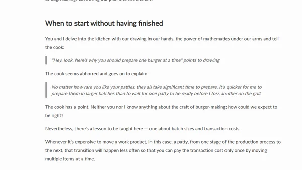 How finishing what you start makes teams more productive and predictable