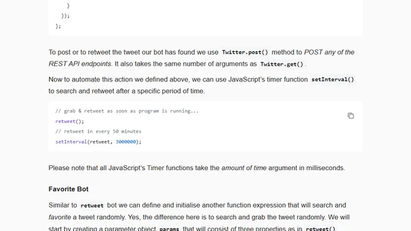 Create a Simple Twitter Bot with Node.js
