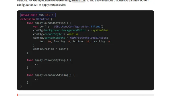 Basics: Availability checks