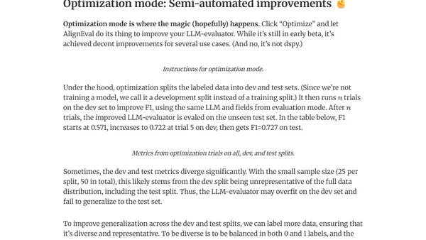 AlignEval: Building an App to Make Evals Easy, Fun, and Automated