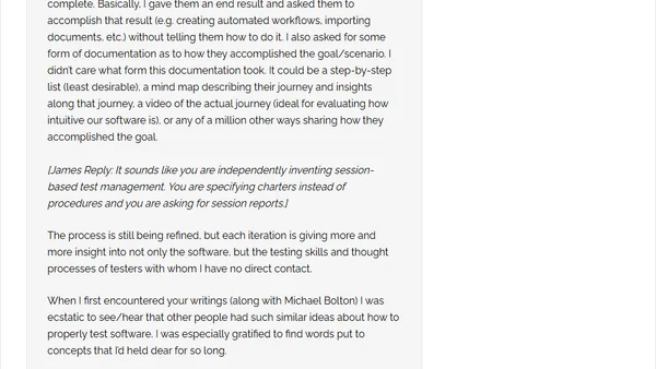 Augmented Experiential Testing