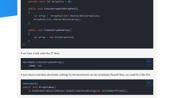 ArrayPool Benchmarks: We have a problem