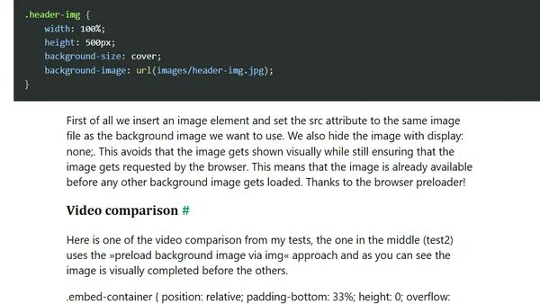 Prioritize loading of background images