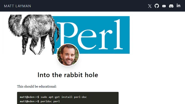 Into the rabbit hole