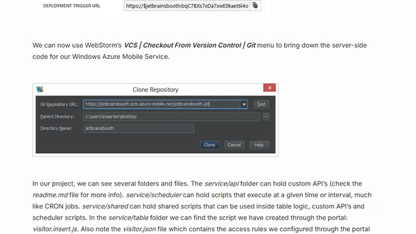 Developing Windows Azure Mobile Services server-side