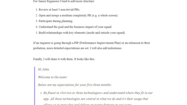 Probation Expectations