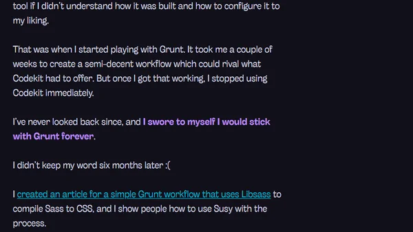 Choosing a Build Tool