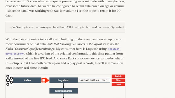 Decoupling the Data Pipeline with Kafka - A (Very) Simple Real Life Example
