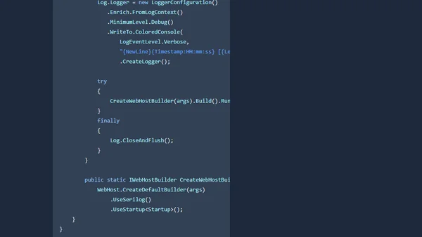 Updated Step by step: Serilog with ASP.NET Core