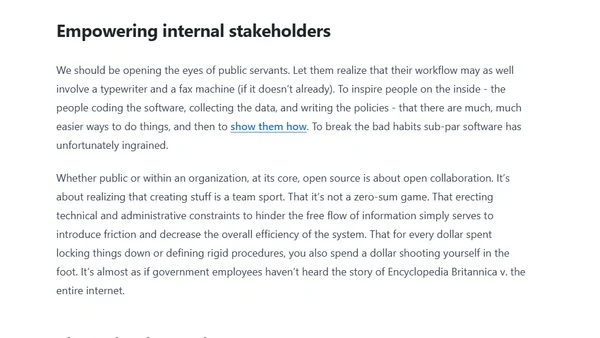 We've Been Selling Open Source Wrong