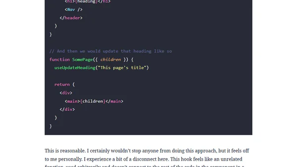 Updating State with a Component