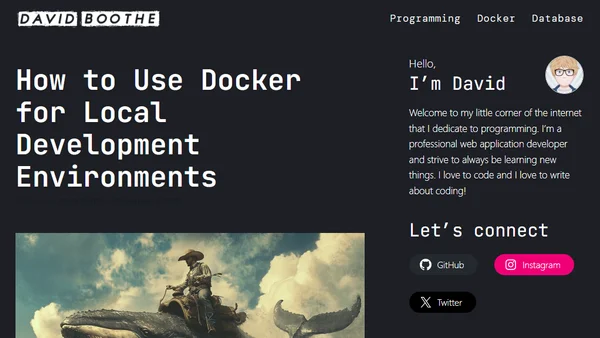 How to Use Docker for Local Development Environments