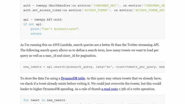Stock Sentiment Analysis - Part 1: Collecting opinions