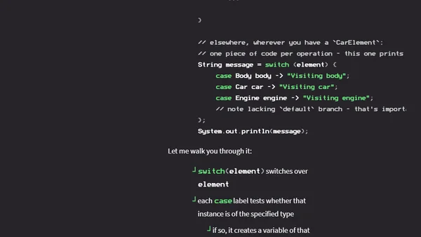 Visitor Pattern Considered Pointless - Use Pattern Switches Instead