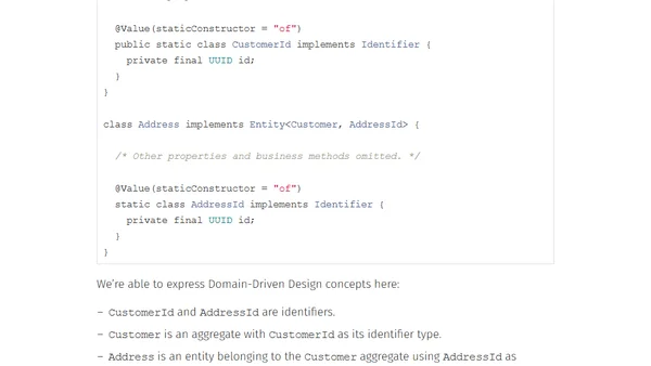 Architecturally evident code with jMolecules