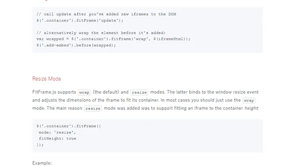 FitFrame.js - Responsive iframes made easy