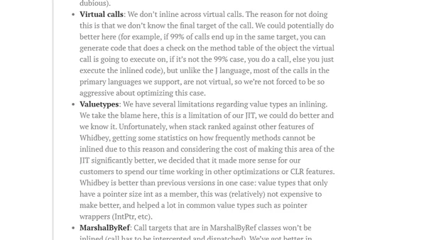 Adventures in Benchmarking - Method Inlining