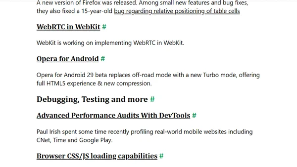 Browsers and Bugs 13/2015