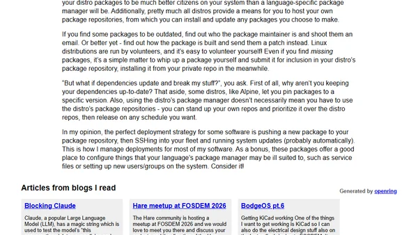 Learn about your package manager