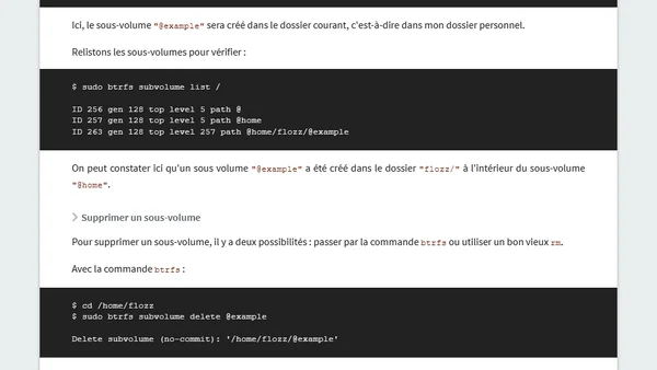 Guide d'installation d'Ubuntu dans une partition Btrfs chiffrée