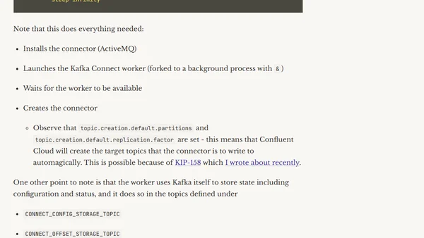 Running a self-managed Kafka Connect worker for Confluent Cloud