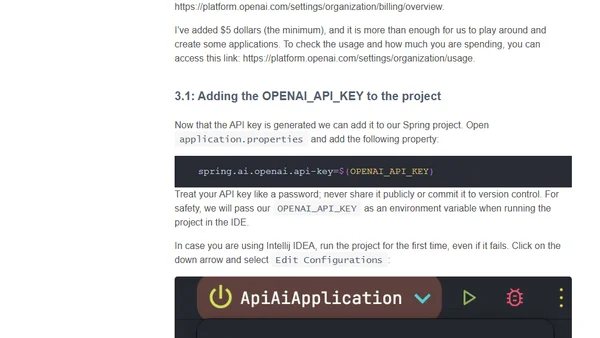 Getting Starting with Intelligent Java Applications using Spring AI