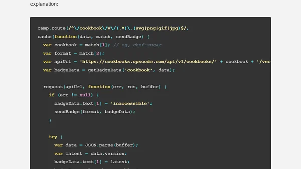 Chef Cookbook Badges