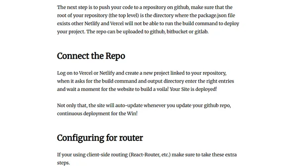 Deploying React, Angular, Svelte and Vue to Netlify & Vercel
