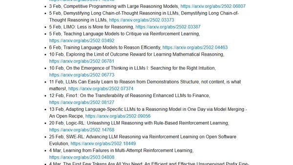 LLM Research Papers: The 2025 List (January to June)