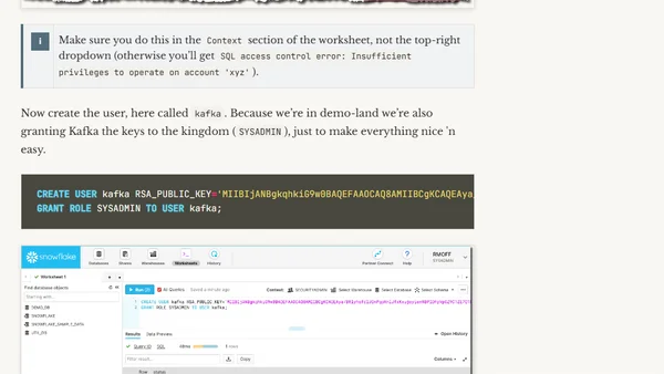 Streaming data from SQL Server to Kafka to Snowflake ❄️ with Kafka Connect