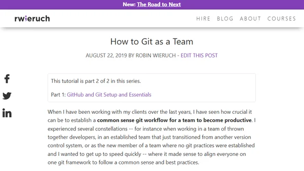 How to Git as a Team