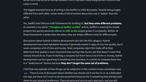 There is no right or wrong in software engineering