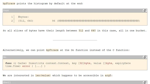 Tip of the day #6: Use Bpftrace to estimate how much memory an in-memory cache will use