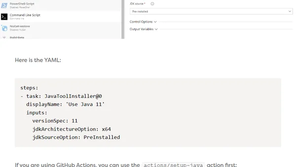 Using Java SDK 11 on Xamarin
 Android Builds on Azure DevOps & GitHub Actions