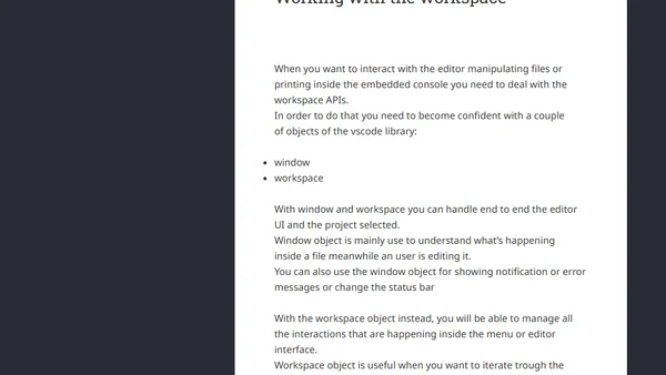 Visual Studio Code extensions demystified