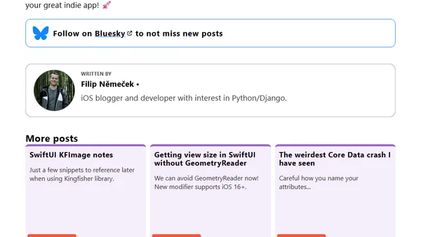 New friendly place to share updates about your indie apps