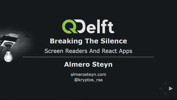 Breaking the silence