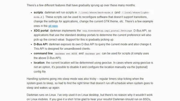 Introducing darkman v1.0.0
