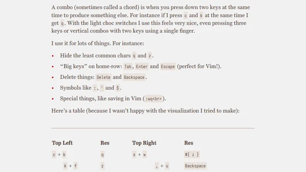The T-34 keyboard layout
