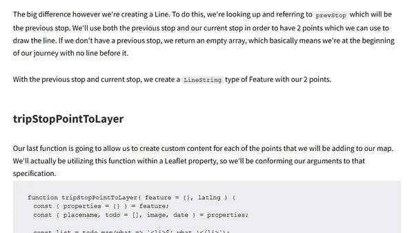 How to Create a Summer Road Trip Mapping App with Gatsby and Leaflet