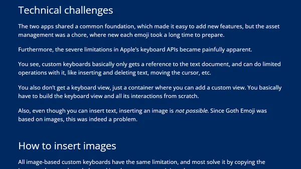 Sunsetting the Goth &amp; Metal Emoji Apps