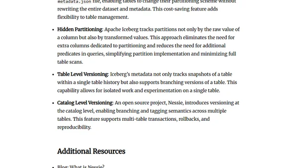 A Deep Intro to Apache Iceberg and Resources for Learning More