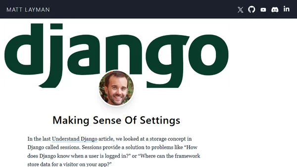 Making Sense Of Settings