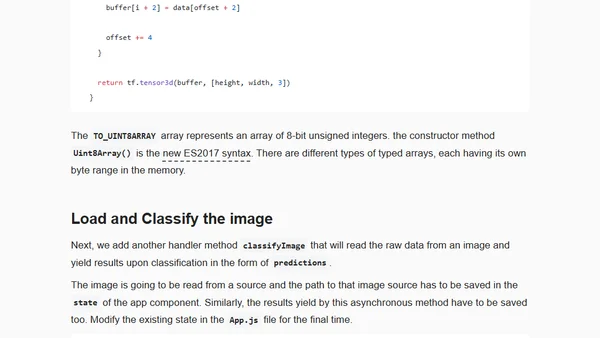 Image Classification on React Native with TensorFlow.js and MobileNet